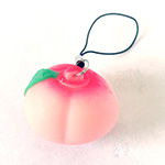 Peach Keychain Toy